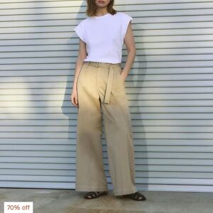 Everlane Pleated Wide Leg Chino